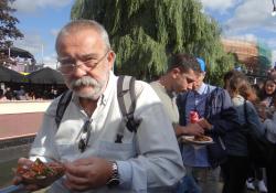 2016 London, eating in Camden Market